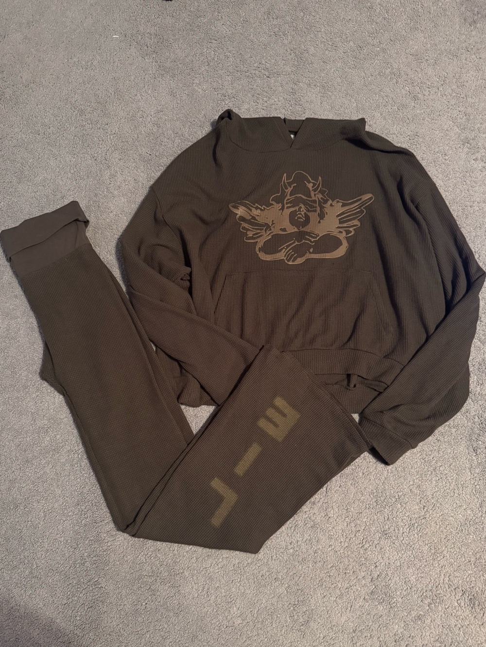 Brown Boys Lie Sweat Set